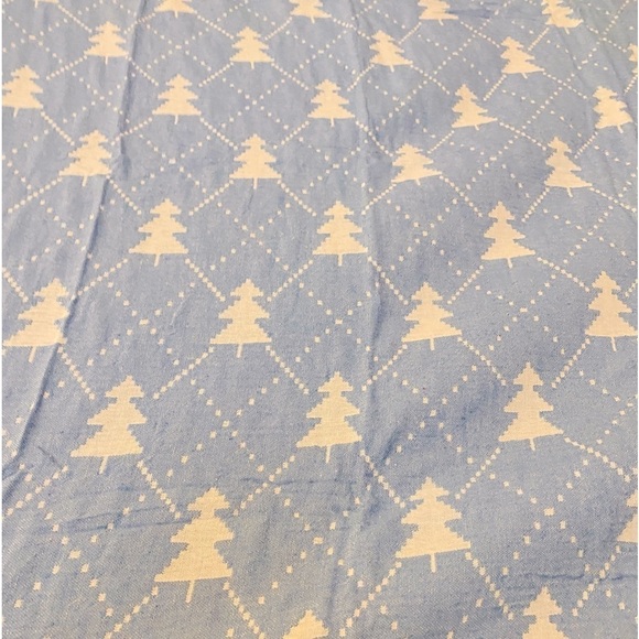 Tree Loom Weave Travel Blanket Scarf Wrap Big Sky BLUE NEW 2 Side Jacquard - Picture 2 of 14